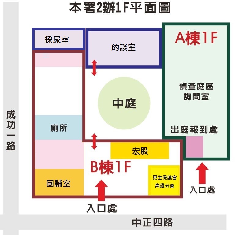 第二辦公室1F樓層介紹