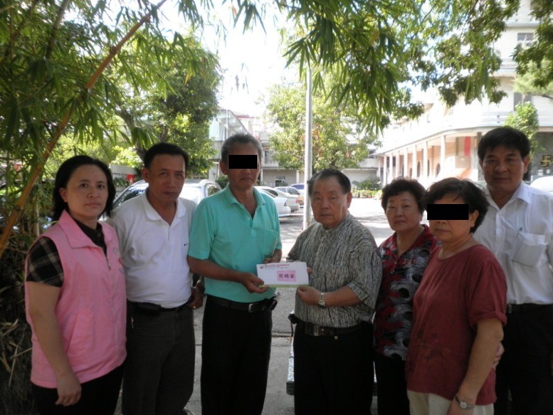 高雄分會慰問中博高架橋落橋騎士