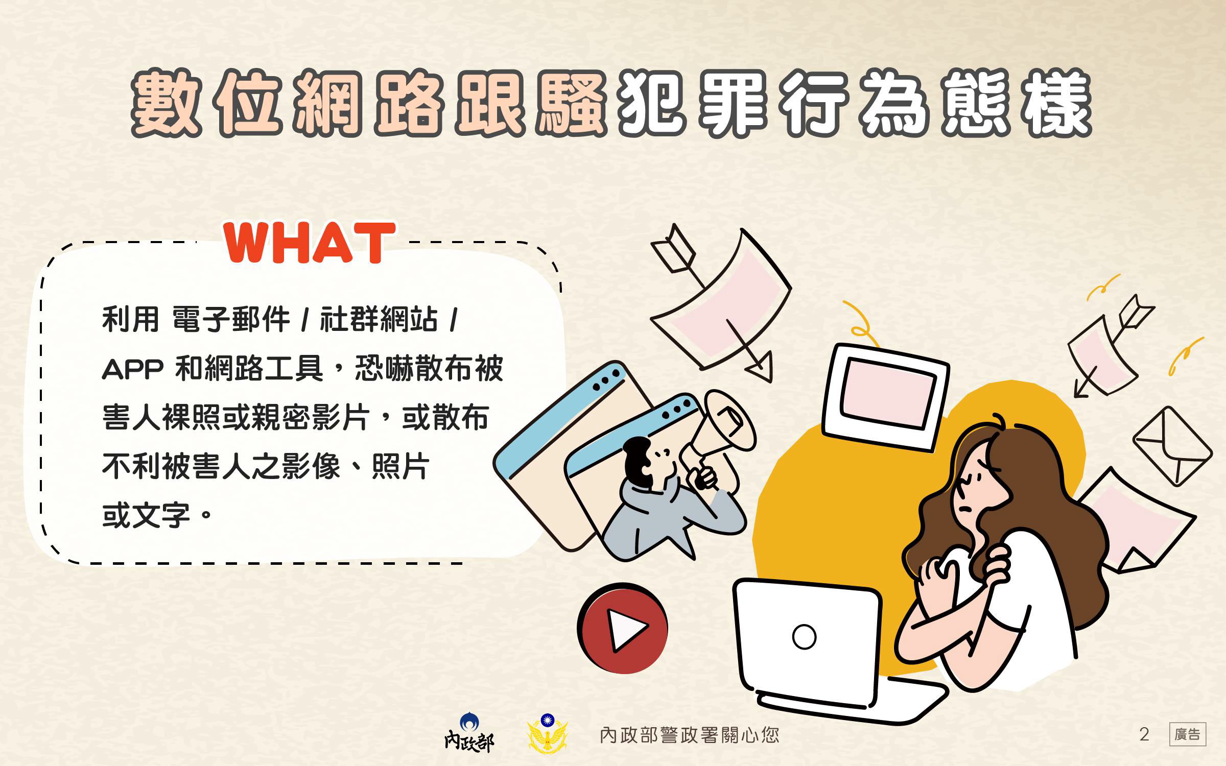 犯罪行為態樣-數位網路跟騷