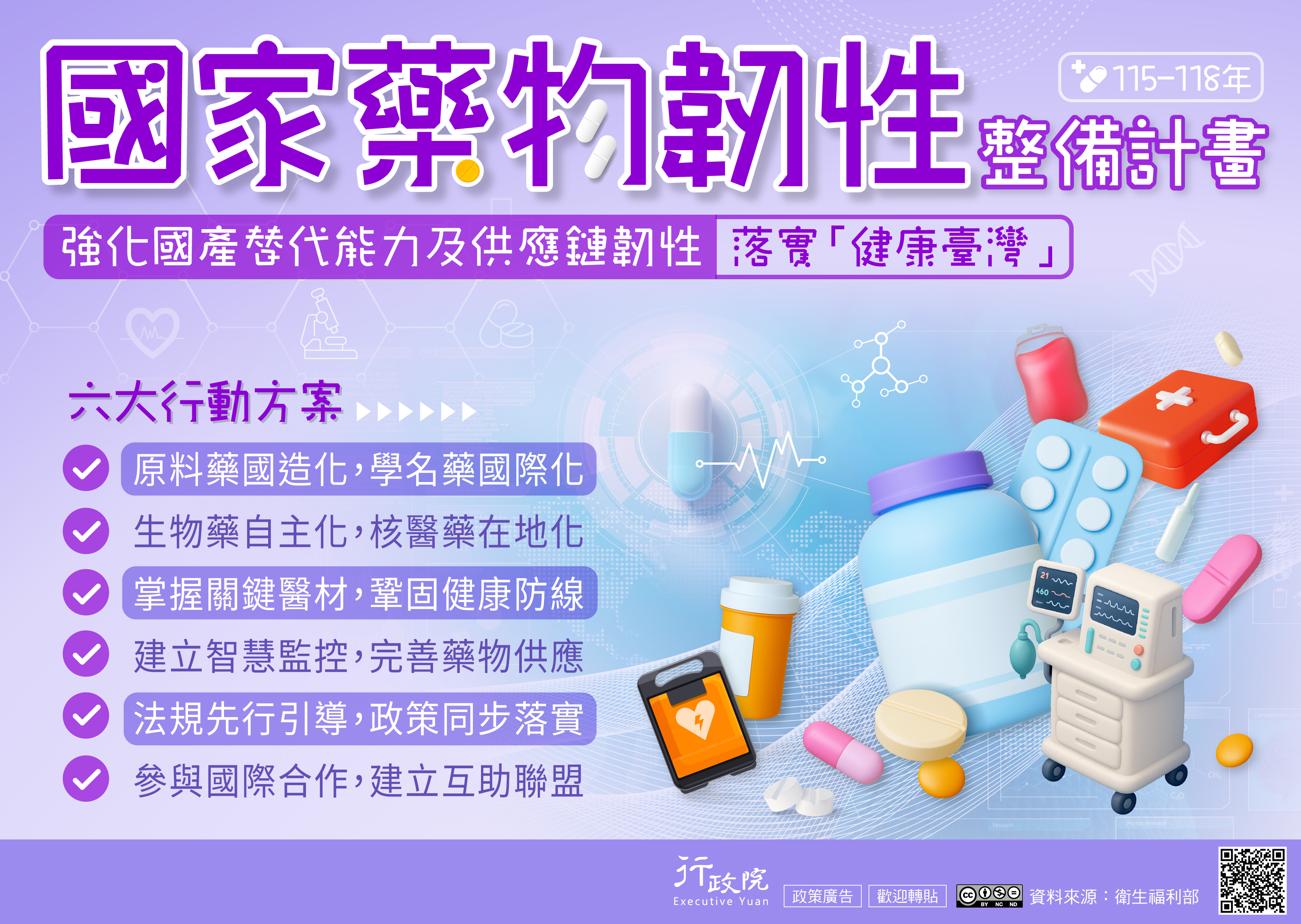法務部函-協助推廣「國家藥物韌性整備計畫」政策電子圖文說明資料事