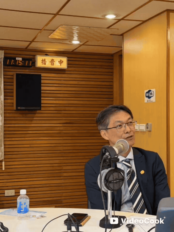 115.08.06黃元冠檢察長親登教育電台宣導反賄選